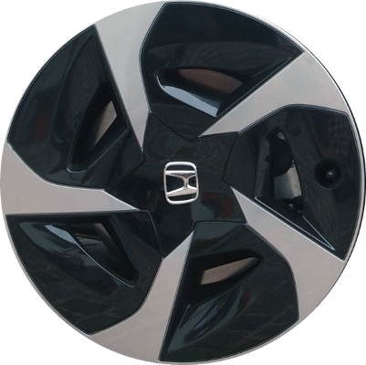 Honda Accord 2014, Plastic 5 Spoke, Single Hubcap or Wheel Cover For 17 Inch Alloy Wheels. Hollander Part Number H55093.