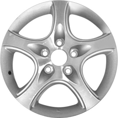 Toyota Camry 2007-2009 silver machined 16x7 aluminum wheels or rims. Hollander part number ALY99742/160019, OEM part number Not Yet Known.