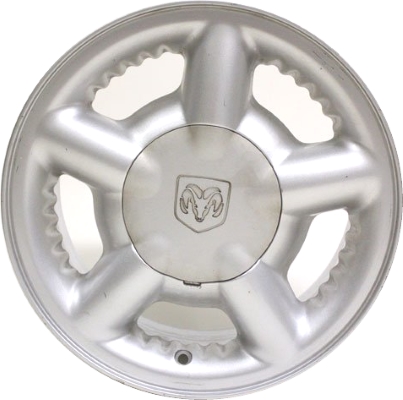 Dodge Dakota 1997-2000, Durango 2000 powder coat silver 15x7 aluminum wheels or rims. Hollander part number 2081U20.PS02FF, OEM part number Not Yet Known.