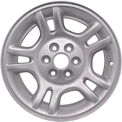 Dodge Dakota 2001-2004, Durango 2001-2003 powder coat silver 16x8 aluminum wheels or rims. Hollander part number 2133, OEM part number Not Yet Known.
