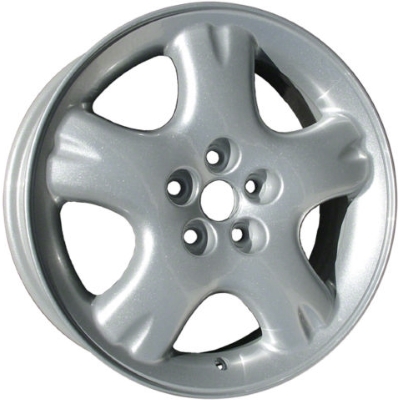 Chrysler PT Cruiser 2001-2002 powder coat silver 16x6 aluminum wheels or rims. Hollander part number ALY2160U20, OEM part number Not Yet Known.