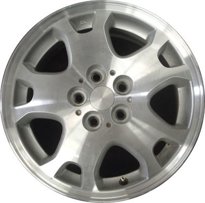 Dodge Neon 2003-2005 silver machined 15x6 aluminum wheels or rims. Hollander part number ALY2193, OEM part number Not Yet Known.