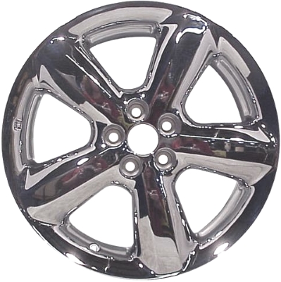 Chrysler PT Cruiser 2003-2005 chrome 17x6 aluminum wheels or rims. Hollander part number ALY2199, OEM part number Center Cap NOT Included.