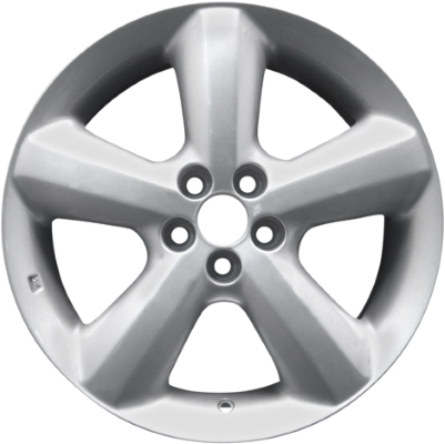 Chrysler PT Cruiser 2003-2005 powder coat silver 17x6 aluminum wheels or rims. Hollander part number ALY2200HH, OEM part number Not Yet Known.