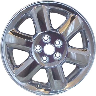 Chrysler PT Cruiser 2004-2005 chrome clad 16x6 aluminum wheels or rims. Hollander part number ALY2231, OEM part number Not Yet Known.