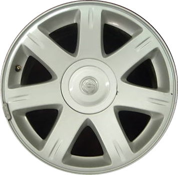 Chrysler 300 RWD 2005-2008 powder coat silver 17x7 aluminum wheels or rims. Hollander part number ALY2242, OEM part number Not Yet Known.