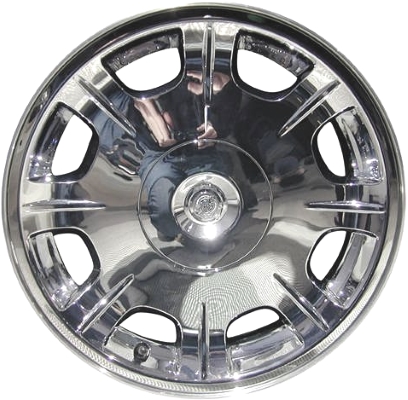 Chrysler 300 RWD 2005-2006 chrome clad 17x7 aluminum wheels or rims. Hollander part number ALY2243, OEM part number Not Yet Known.