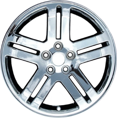 Dodge Charger RWD 2006-2007, Magnum RWD 2005-2007 chrome 18x7.5 aluminum wheels or rims. Hollander part number 2248U85, OEM part number Not Yet Known.