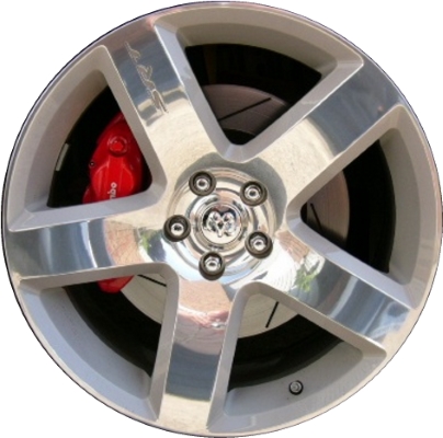 Dodge Magnum RWD 2006-2008 silver polished 20x9 aluminum wheels or rims. Hollander part number ALY2261, OEM part number Not Yet Known.