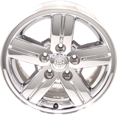 Dodge Dakota 2007-2011 chrome clad 18x8 aluminum wheels or rims. Hollander part number ALY2297A, OEM part number Not Yet Known.