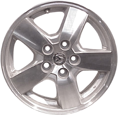 Dodge Nitro 2007-2012 silver machined 16x6.5 aluminum wheels or rims. Hollander part number ALY2301, OEM part number Not Yet Known.