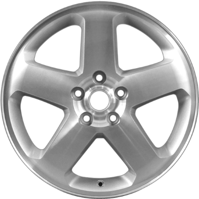 Dodge Charger AWD 2008-2010, Magnum AWD 2008 powder coat silver or machined 18x7.5 aluminum wheels or rims. Hollander part number 2327U, OEM part number Not Yet Known.