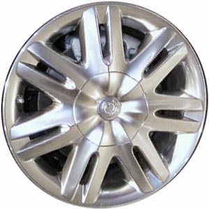 Chrysler Town & Country 2008-2010 platinum clad 17x6.5 aluminum wheels or rims. Hollander part number ALY2333U89, OEM part number Not Yet Known.