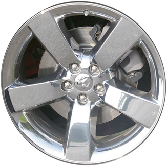 Dodge Challenger 2009-2014, Charger RWD 2007-2010, Magnum RWD 2007-2008 chrome clad 20x8 aluminum wheels or rims. Hollander part number 2296/2360, OEM part number Not Yet Known.