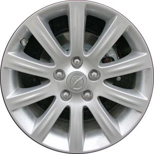 Chrysler 200 2011-2014 powder coat silver 17X6.5 aluminum wheels or rims. Hollander part number ALY2391, OEM part number Not Yet Known.