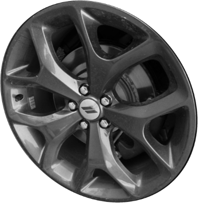 Chrysler 300 RWD 2020-2023, Challenger RWD 2018-2019, Charger RWD 2018-2019 powder coat charcoal 20x8 aluminum wheels or rims. Hollander part number 2523U35.PB1, OEM part number 7AZ20RNWAA.