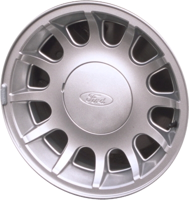 Ford Crown Victoria 1998-2002 powder coat silver or machined 16x7 aluminum wheels or rims. Hollander part number ALY3268U, OEM part number F8AZ1007AA, YW7Z1007AA.