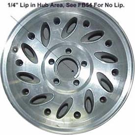 Ford/Mercury Wheel ALY3261/3356 Silver Machined w/ 1/4