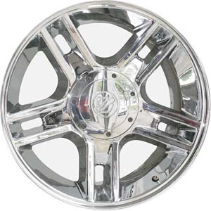 Ford F-150 2000-2003 chrome 20x9 aluminum wheels or rims. Hollander part number ALY3410, OEM part number YL3Z1007DA.