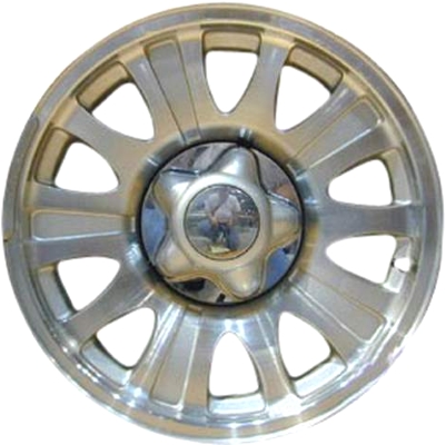 Ford Expedition 2000-2002, F-150 2000-2004 silver machined 17x7.5 aluminum wheels or rims. Hollander part number 3412U10, OEM part number YL1Z1007FA.