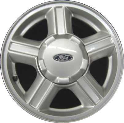 Ford Escape 2001-2004 powder coat silver 15x6.5 aluminum wheels or rims. Hollander part number ALY3427, OEM part number YL8Z1007EA, 2L8Z1007AB.