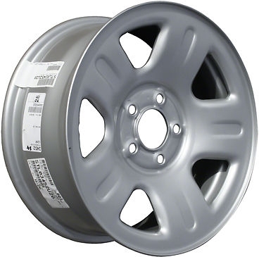 Ford Explorer 2002-2010 powder coat silver 16x7 steel wheels or rims. Hollander part number STL3452U20/3611, OEM part number 6L2Z1015A, 5L2Z1015A.