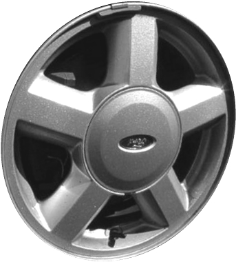 Ford Escape 2001-2004 powder coat silver 15x6.5 aluminum wheels or rims. Hollander part number ALY3461, OEM part number 1L8Z1007AA.