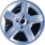Used Ford Escort Wheel ALY3499B Silver Painted