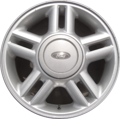 Ford Expedition 2003-2006 powder coat silver 17x7.5 aluminum wheels or rims. Hollander part number ALY3517, OEM part number 2L1Z1007AB.