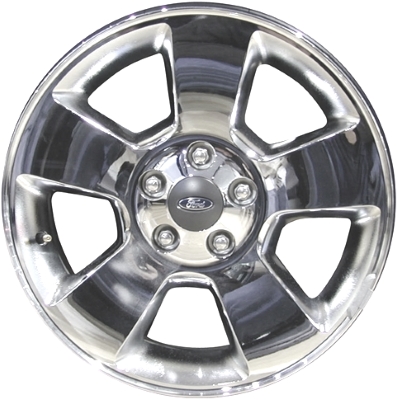 Ford Explorer 2003-2007 chrome 17x7.5 aluminum wheels or rims. Hollander part number ALY3529, OEM part number 3L2Z1007KA, 6L2Z1007FA.