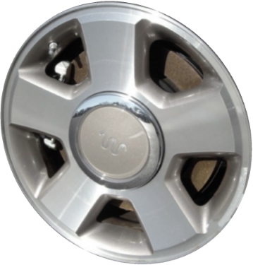 Ford Expedition 2005-2006 tan machined 17x7.5 aluminum wheels or rims. Hollander part number ALY3624, OEM part number 5L3Z1007CA.