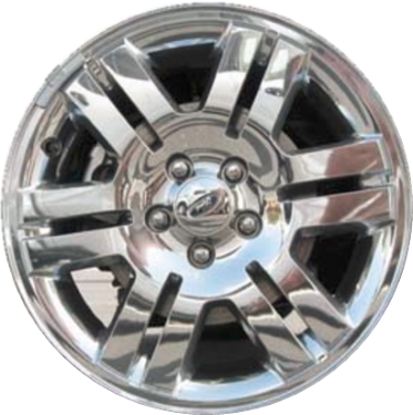 Ford Edge 2006-2010, Explorer 2006-2010, Mercury Mountaineer 2006-2010 chrome clad 18x7.5 aluminum wheels or rims. Hollander part number 3625U86, OEM part number 6L2Z1007EA, 7L271007E.