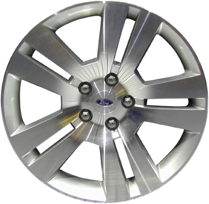 Ford Fusion 2006-2009 silver or charcoal machined 17x7 aluminum wheels or rims. Hollander part number ALY3628U, OEM part number 6E5Z1007BA, 7E5Z1007E.