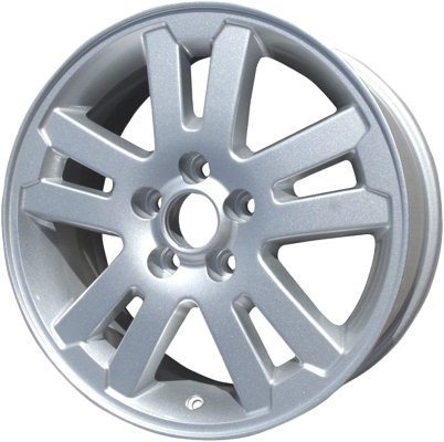Ford Explorer 2006-2010 powder coat silver 17x7.5 aluminum wheels or rims. Hollander part number ALY3639, OEM part number 6L2Z1007CA.