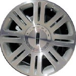 Lincoln Zephyr Wheel ALY3640 Silver Machined