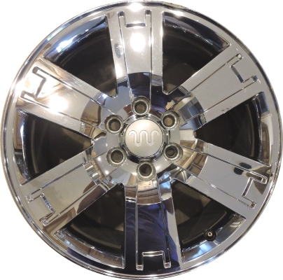 Ford Expedition 2007-2011 chrome clad 20x8.5 aluminum wheels or rims. Hollander part number ALY3659, OEM part number 7L1Z1007D.