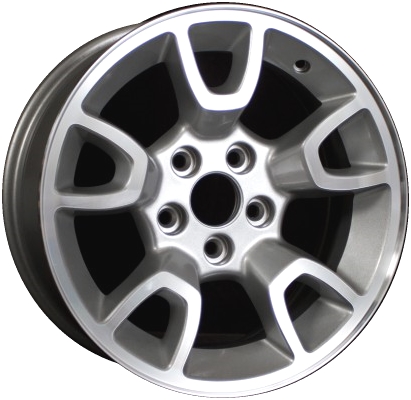Ford Ranger 2007-2011 silver machined 16x7 aluminum wheels or rims. Hollander part number ALY3667, OEM part number 7L5Z1007P.