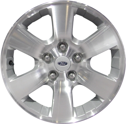 Ford Escape 2008-2012 silver machined 16x7 aluminum wheels or rims. Hollander part number ALY3679, OEM part number 8L8Z1007J.