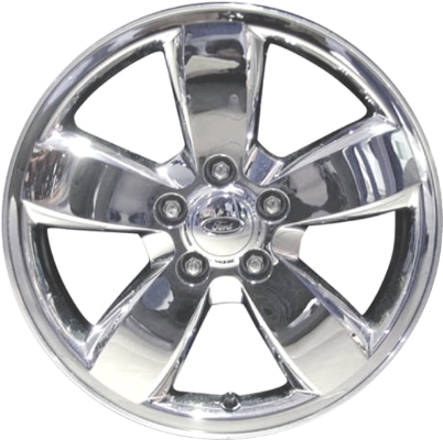 Ford Escape 2008-2012, Mercury Mariner 2008-2011 chrome clad 17x7 aluminum wheels or rims. Hollander part number 3680, OEM part number 9L8Z1007E.