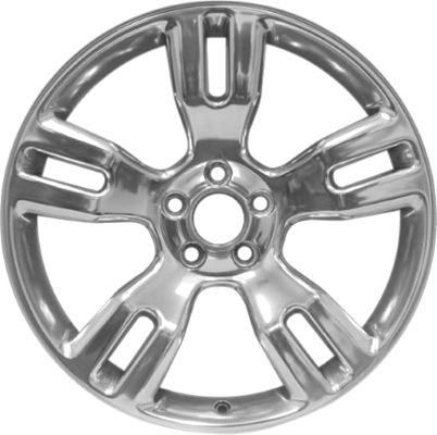Ford Explorer 2008-2010, Mercury Mountaineer 2008-2010 polished 20x8 aluminum wheels or rims. Hollander part number 3760, OEM part number 8L2Z1007A.