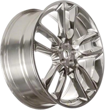 Ford Edge 2008-2010 polished 22x9 aluminum wheels or rims. Hollander part number ALY3783A, OEM part number 9T4Z1007D.