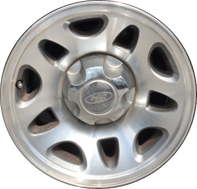 Ford Ranger 2010-2011 grey machined 15x7 aluminum wheels or rims. Hollander part number ALY3815, OEM part number AL5Z1007A.