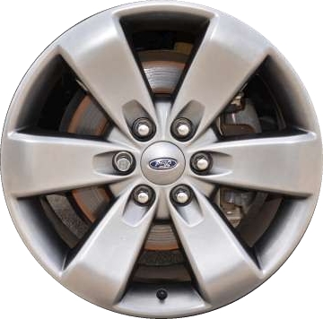 Ford F-150 2010-2014 powder coat hyper silver 20x8.5 aluminum wheels or rims. Hollander part number ALY3833U20.LS1, OEM part number AL3Z1007H.