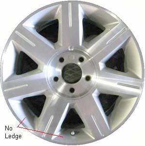Cadillac DTS Wheel ALY4600/4635 Silver Machined