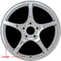 Chevrolet Corvette Wheel ALY5102/5104 Chrome