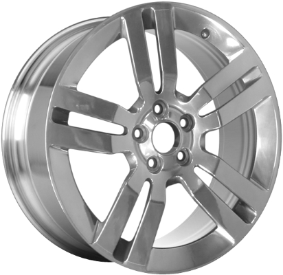 Chevrolet HHR 2008-2010 polished 18x7.5 aluminum wheels or rims. Hollander part number ALY5336U80, OEM part number 9597383.