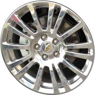 Chevrolet Cruze 2011-2015, Cruze Limited 2016 polished 17x7 aluminum wheels or rims. Hollander part number 5476, OEM part number 20982450.