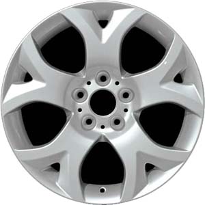 BMW X3 2004-2010 powder coat silver 18x8 aluminum wheels or rims. Hollander part number ALY59453, OEM part number 36113401202.