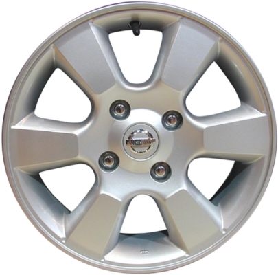 Nissan Versa 2007-2012 powder coat silver or machined 15x5.5 aluminum wheels or rims. Hollander part number ALY62508U, OEM part number 40300ZN90A, D0300EN11B, D0300EN11A.