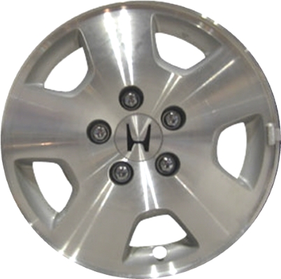 Honda Accord 2001-2002 silver machined 15x6.5 aluminum wheels or rims. Hollander part number ALY63836, OEM part number 42700S87A22, 6785208.